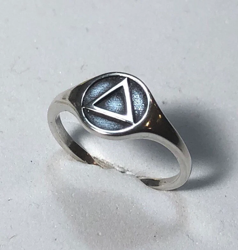 Sober Signet - Handcrafted AA Silver Ring