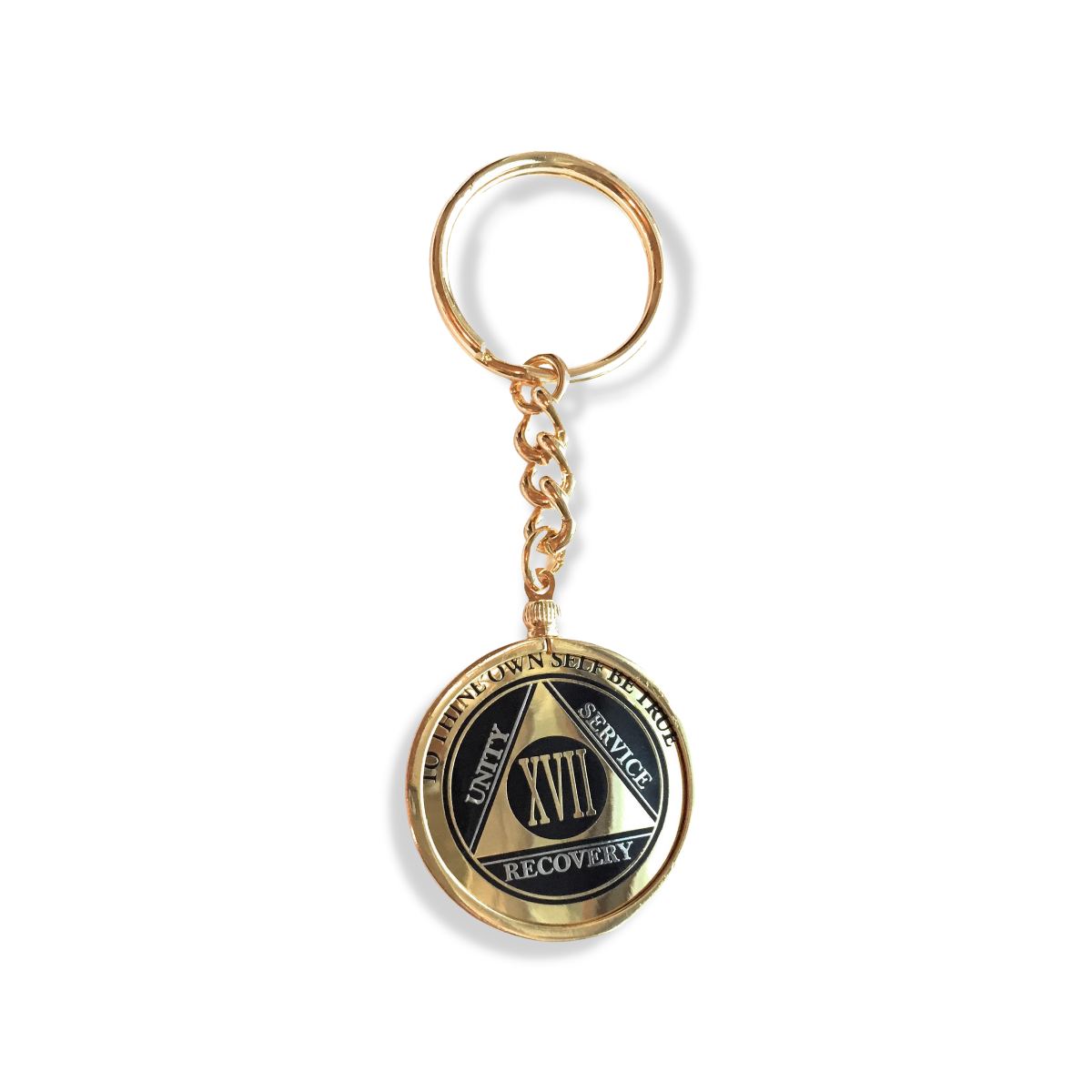 Gold Plated AA Chip Keychain Chip Holder What An Order